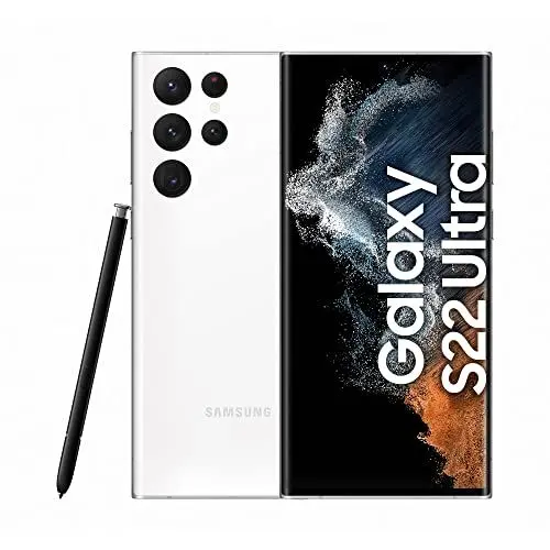Produktbild: Samsung Galaxy S22 Ultra, Android Smartphone, 6,8 Zoll Dynamic AMOLED Display, 5.000 mAh Akku, 128 GB/8 GB RAM, Phantom White, inkl. 36 Monate Herstellergarantie (Exklusiv bei Amazon)
