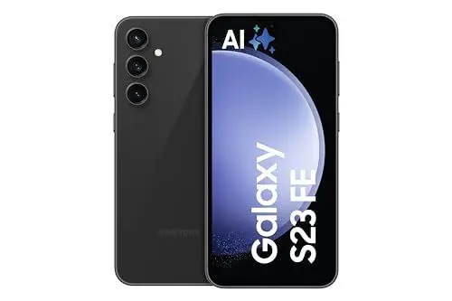 Produktbild: Samsung Galaxy S23 FE AI-Android-Smartphone, Mobiltelefon, 5G, Simlockfrei ohne Vertrag, Handy, 128 GB, Graphite, 3 Jahre Herstellergarantie (Exklusiv bei Amazon) (Deutsche Version)