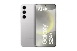 Produktbild: Samsung Galaxy S24+ AI Smartphone, Android-Handy ohne Vertrag, 12 GB RAM, 256 GB Speicher, 50-MP-Kamera, Lange Akkulaufzeit, Marble Gray, 3 Jahre Herstellergarantie