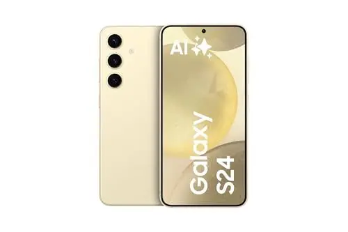 Produktbild: Samsung Galaxy S24 AI Smartphone, Android-Handy ohne Vertrag, 8 GB RAM, 128 GB Speicher, 50-MP-Kamera, Lange Akkulaufzeit, Amber Yellow, 3 Jahre Herstellergarantie