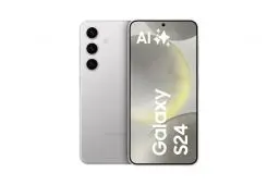 Produktbild: Samsung Galaxy S24 AI Smartphone, Android-Handy ohne Vertrag, 8 GB RAM, 128 GB Speicher, 50-MP-Kamera, Lange Akkulaufzeit, Marble Gray, 3 Jahre Herstellergarantie