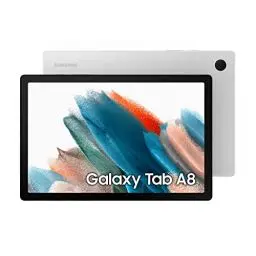 Produktbild: Samsung Galaxy Tab A8, Android Tablet, WiFi, 7.040 mAh Akku, 10,5 Zoll TFT Display, vier Lautsprecher, 32 GB/3 GB RAM, Tablet in Silber