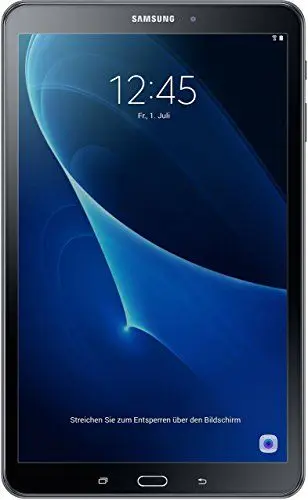 Produktbild: Samsung Galaxy Tab A T580 25,54 cm (10,1 Zoll) Tablet-PC (1,6 GHz Octa-Core, 2GB RAM, 32GB eMMC, Wi-Fi, Android 6.0) schwarz
