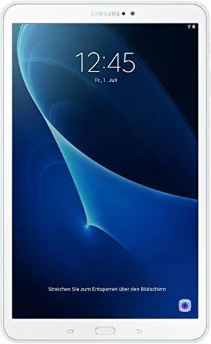 Produktbild: Samsung Galaxy Tab A T580 25,54 cm (10,1 Zoll) Tablet-PC (1,6 GHz Octa-Core, 2GB RAM, 32GB eMMC, Wi-Fi, Android 6.0) weiß