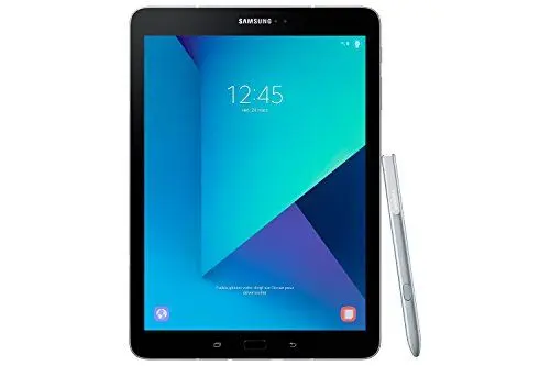 Produktbild: Samsung Galaxy Tab S3 T825 24,58 cm (9,68 Zoll) Touchscreen LTE Tablet PC (Quad Core 4GB RAM 32GB eMMC LTE Android 7,0) silber inkl. S Pen