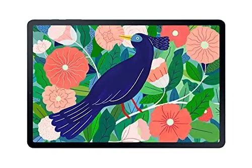 Produktbild: Samsung Galaxy Tab S7+, Android Tablet mit Stift, 5G, 3 Kameras, großer 10.090 mAh Akku, 12,4 Zoll Super AMOLED Display, 256 GB/8 GB RAM, Tablet in Schwarz