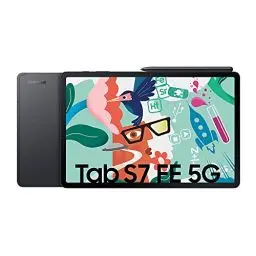 Produktbild: Samsung Galaxy Tab S7 FE, 12,4 Zoll, 64 GB interner Speicher, 4 GB RAM, 5G, Android Tablet inklusive S pen, Mystic Black