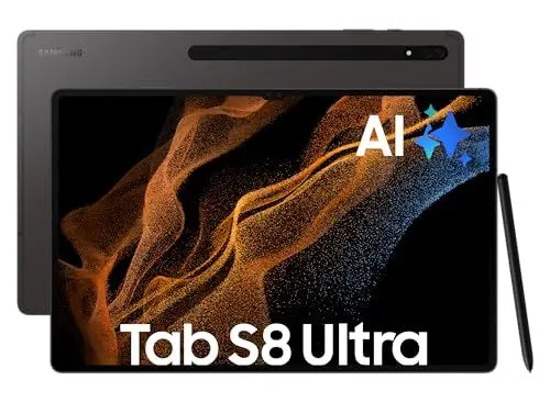 Produktbild: Samsung Galaxy Tab S8 Ultra, 14,6 Zoll, 256 GB interner Speicher, 12 GB RAM, Wi-Fi, Android Tablet inklusive S Pen, Graphite, inkl. 36 Monate Herstellergarantie