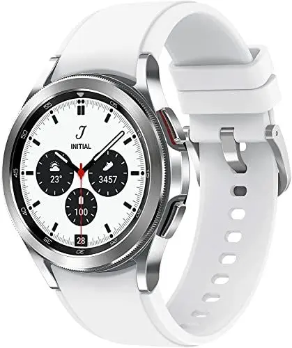 Produktbild: Samsung Galaxy Watch4 Classic BT, SM-R880NZS, SmartWatch, mit Fitness Tracker, 42mm, Silver