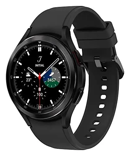 Produktbild: Samsung Galaxy Watch4 Classic, Runde Bluetooth Smartwatch, Wear OS, drehbare Lünette, Fitnessuhr, Fitness-Tracker, 46 mm, Black
