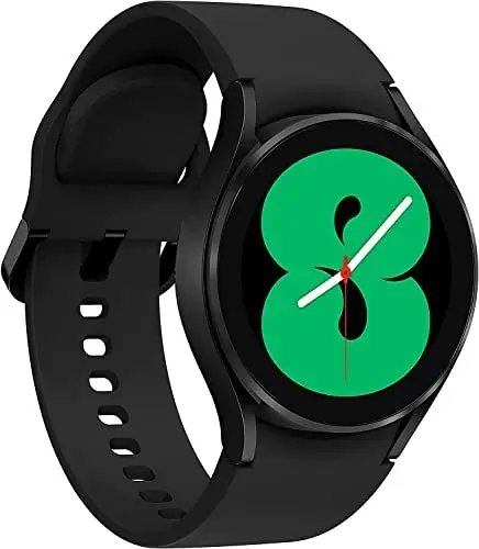 Produktbild: Samsung Galaxy Watch4, Runde Bluetooth Smartwatch, Wear OS, dreh-Bare Lünette, Fit-nessuhr, Fitness-Tracker, 40 mm, Black (EU Version)