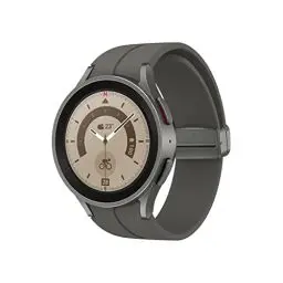 Produktbild: Samsung Galaxy Watch5 Pro Smartwatch, Gesundheitsfunktionen, Fitness-Tracker, ausdauernder Akku, LTE, 45 mm, Grey Titanium inkl. 36 Monate Herstellergarantie (Exklusiv bei Amazon)