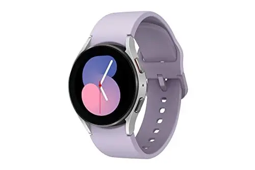 Produktbild: Samsung Galaxy Watch5, Runde LTE Smartwatch, Wear OS, Fitnessuhr, Fitness-Tracker, 40 mm, Silver