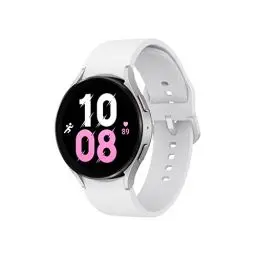 Produktbild: Samsung Galaxy Watch5 Smartwatch, Gesundheitsfunktionen, Fitness Tracker, ausdauernder Akku, Bluetooth, 44 mm, Silver inkl. 36 Monate Herstellergarantie (Exklusiv bei Amazon)
