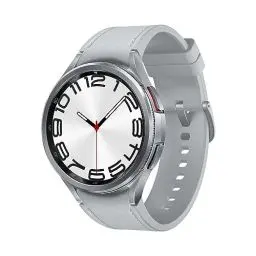 Produktbild: Samsung Galaxy Watch6 Classic Smartwatch, Gesundheitsfunktionen, Fitness Tracker, Schnell ladender Akku, Bluetooth, 47 mm, Silber, Inkl. 36 Monate Herstellergarantie (Exklusiv bei Amazon)