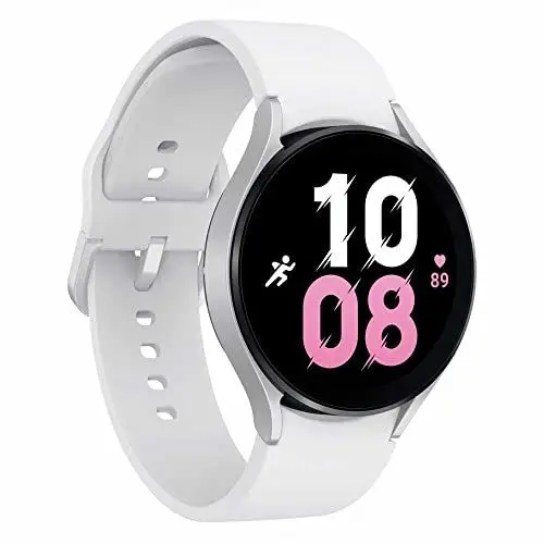 Produktbild: Samsung Galaxy Watch 5 (44mm) Bluetooth - Smartwatch, Fitness Tracker, Silber, Deutsche Version
