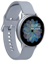 Produktbild: Samsung Galaxy Watch Active2, Fitnesstracker aus Aluminium, großes Display, ausdauernder Akku, wassergeschützt, 44 mm, Bluetooth, Silber