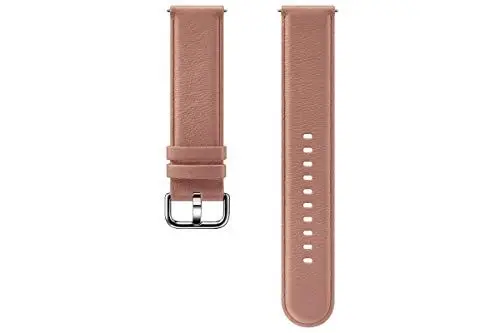 Produktbild: Samsung Galaxy Watch Active2 Lederarmband, Pink Gold