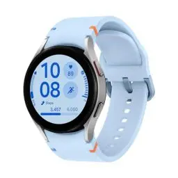 Produktbild: Samsung Galaxy Watch FE, Smartwatch mit Gesundheitsfunktionen, Fitness Tracker, Bluetooth, 40mm, Silver, Inkl. 36 Monate Herstellergarantie (Deutsche Version)