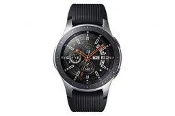 Produktbild: Samsung Galaxy Watch, Runde Bluetooth Smartwatch Für Android, drehbare Lünette, Fitness-tracker, 46mm, ausdauernder Akku, inklusive 2x araree Schutzfolie, Silber (Deutche Version)