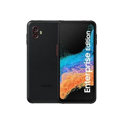 Produktbild: Samsung Galaxy Xcover6 Pro Enterprise Edition, robustes 6,6 Zoll Android Smartphone, 128 GB, 4.050 mAh Akku, Business Handy, wassergschützt, Smartphone ohne Vertrag, Black