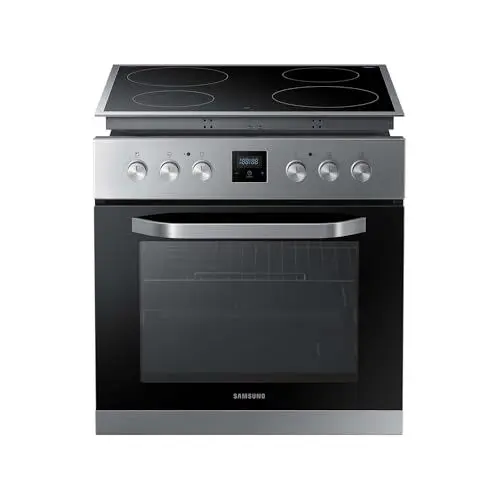 Produktbild: Samsung Herdset F-NB69R5701RS bestehend aus Ceranfeld und Einbaubackofen,69 ℓ, versenkbare Knebel, Glaskeramik Kochfläche