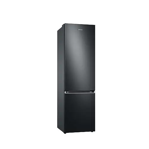 Produktbild: Samsung Kühl-Gefrier-Kombination, Kühlschrank mit Gefrierfach, 203 cm, 390 l Gesamtvolumen, 114 l Gefrierteil, AI Energy Mode, Flaschenregal, Premium Black Steel, RL38C602CB1/EG