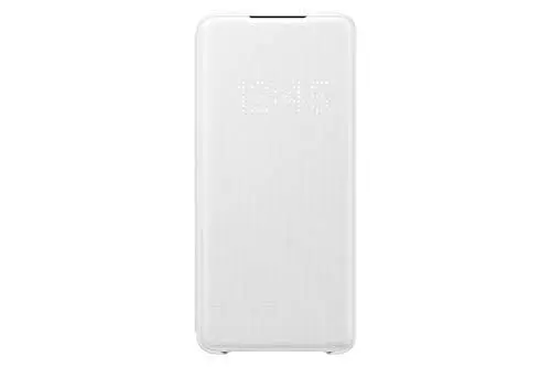 Produktbild: Samsung LED View Smartphone Cover EF-NG985 für Galaxy S20+ | S20+ 5G Handy-Hülle, LED-Anzeige, Kartenhalterung,weiß