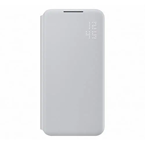 Produktbild: Samsung LED View Smartphone Cover EF-NS906 für Galaxy S22+, Handy-Hülle, LED-Anzeige, Kartenhalterung, Hellgrau