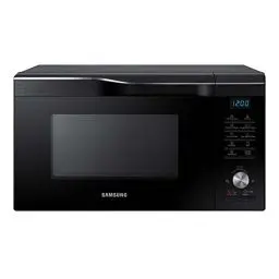 Produktbild: Samsung MC2BM6035KK/EG Mikrowelle mit Grill und Heißluft, 900 W, 28 ℓ Garraum, 51,7 cm Breite, Kratzfester Keramik-Emaille-Inneraum, HotBlast Technologie, Schwarz