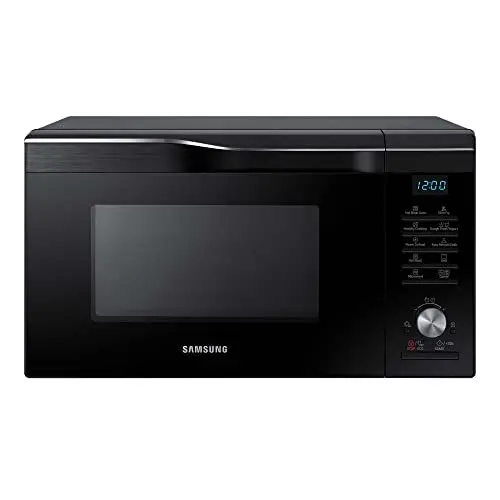 Produktbild: Samsung MC2BM6035KK/EG Mikrowelle mit Grill und Heißluft, 900 W, 28 ℓ Garraum, 51,7 cm Breite, Kratzfester Keramik-Emaille-Inneraum, HotBlast Technologie, Schwarz