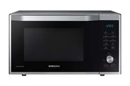 Produktbild: Samsung MC32J7055CT/EG Kombi-Mikrowelle mit Grill und Heißluft, 900 W, 32 ℓ Garraum (Extra Groß), 52,3 cm Breite, Slim-Fry, Hefeteig-/Joghurt-Programm, Silber