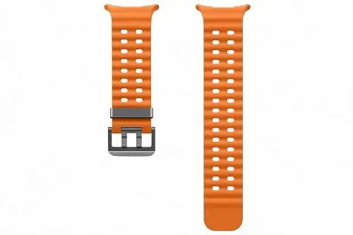 Produktbild: Samsung Marine Armband ET-SNL70 für die Galaxy Watch Ultra | Uhrenarmband, Sport Armband, Original Zubehör, elastisch, langlebig, guter Sitz, wasserbeständig, Orange