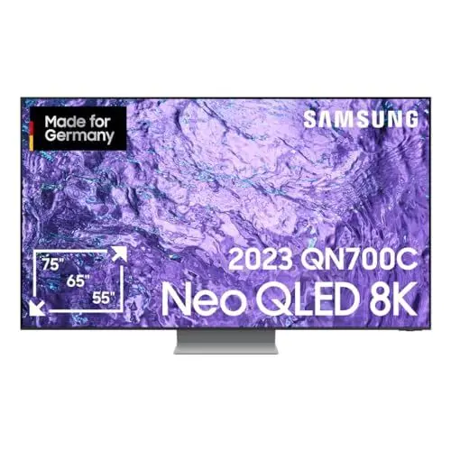 Produktbild: Samsung Neo QLED 8K QN700C 65 Zoll Fernseher (GQ65QN700CTXZG, Deutsches Modell), Neo Quantum HDR 8K, Neural Quantum Prozessor Lite 8K, Dolby Atmos, Smart TV (2023)