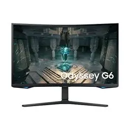Produktbild: Samsung Odyssey G65B Smart Gaming Monitor S32BG650EU, 32 Zoll, VA-Panel, WQHD-Auflösung, AMD FreeSync Premium Pro, 1000R Bildschirmkrümmung, 1 ms (G/G) Reaktionszeit, Bildwiederholrate 240 Hz, Schwarz