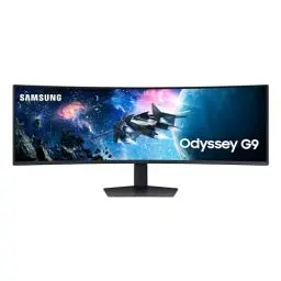 Produktbild: Samsung Odyssey G95C Curved Gaming Monitor, 49 Zoll, VA-Panel, 5.120 x 1.440 Pixel, VESA DisplayHDR 1.000, HDR10+ Gaming, Freesync Premium Pro, Bildwiederholrate 240 Hz, Reaktionszeit 1 ms (G/G)