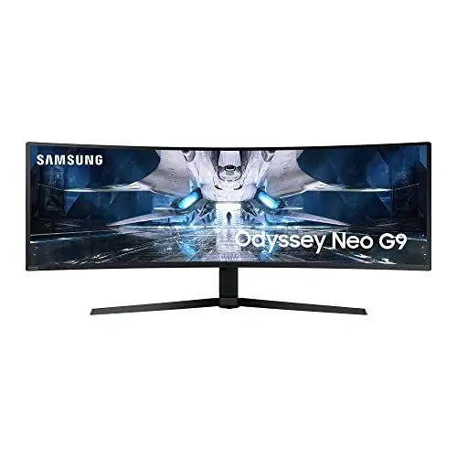 Produktbild: Samsung Odyssey Neo G9 Curved Gaming Monitor S49AG954NP, 49 Zoll, DWQHD, Quantum Mini-LED, AMD FreeSync Premium Pro, Reaktionszeit 1 ms (G/G), Krümmung 1000R, Bildwiederholrate 240 Hz