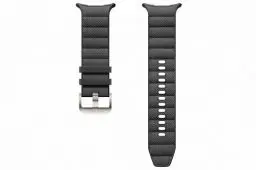 Produktbild: Samsung PeakForm Armband ET-SBL70 für die Galaxy Watch Ultra | Uhrenarmband, Performance Armband, Original Zubehör, elastisch, langlebig, guter Sitz, sportlich, Dark Gray