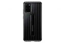 Produktbild: Samsung Protective Standing Smartphone Cover EF-RG985 für Galaxy S20+ | S20+ 5G Handy-Hülle, Schutz, ausklappbarer Standfuß, griffige Oberfläche, schwarz - 6.7 Zoll