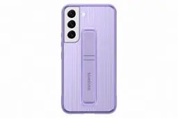 Produktbild: Samsung Protective Standing Smartphone Cover EF-RS901 für Galaxy S22, Handy-Hülle, Schutz, ausklappbarer Standfuß, griffige Oberfläche, Lila