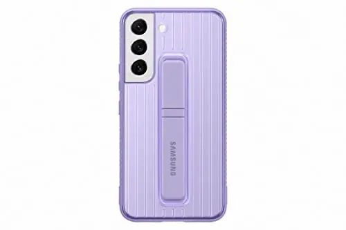 Produktbild: Samsung Protective Standing Smartphone Cover EF-RS901 für Galaxy S22, Handy-Hülle, Schutz, ausklappbarer Standfuß, griffige Oberfläche, Lila