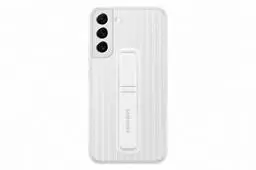 Produktbild: Samsung Protective Standing Smartphone Cover EF-RS906 für Galaxy S22+, Handy-Hülle, Schutz, ausklappbarer Standfuß, griffige Oberfläche, Weiß