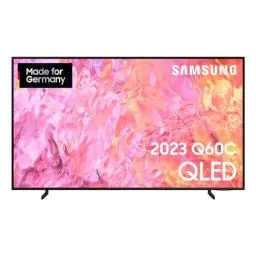 Produktbild: Samsung QLED 4K Q60C 55 Zoll Fernseher (GQ55Q60CAUXZG, Deutsches Modell), Quantum-Dot-Technologie, Quantum HDR, AirSlim Design, Smart TV (2023)