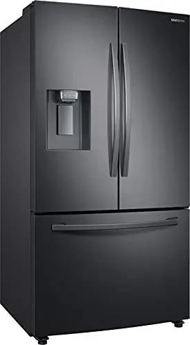 Produktbild: Samsung RF23R62E3B1/EG French Door Kühlschrank, 178 cm, 630 ℓ, 204 ℓ Gefriervolumen, Twin Cooling Plus, Premium Black Steel