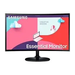 Produktbild: Samsung S36C Essential Monitor S27C364EAU, Curved, 27 Zoll, VA-Panel, Full HD-Auflösung, Eco Saving Plus, AMD FreeSync, 4 ms Reaktionszeit, Bildwiederholrate 75 Hz, Schwarz