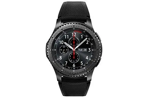 Produktbild: Samsung SM-R760NDAADBT Gear S3 frontier Smartwatch (3,3 cm (1,3 Zoll) Display, NFC, Bluetooth, WLAN, Tizen OS, mit Silikon-Armband)