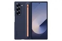 Produktbild: Samsung S Pen Case EF-OF95P für das Galaxy Z Fold6 | Smartphone Cover, Handy-Hülle inklusive S Pen und Ersatzspitzen, Schutz Case, stoßfest, Navy