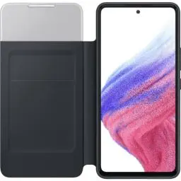Produktbild: Samsung S View Wallet Cover EF-EA536 für das Galaxy A53 5G | Flip Cover, Handy-Hülle, stoßfest, Schutz Case, Black - 6,5 Zoll