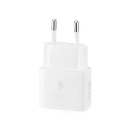 Produktbild: Samsung Schnellladegerät, USB-C, 25W ohne Datenkabel, White