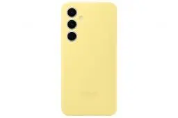 Produktbild: Samsung Silicone Case EF-PS721 für Galaxy S24 FE, Smartphone-Cover, Handy-Hülle, Silikon, Kratzfest, Schlankes Design, Yellow